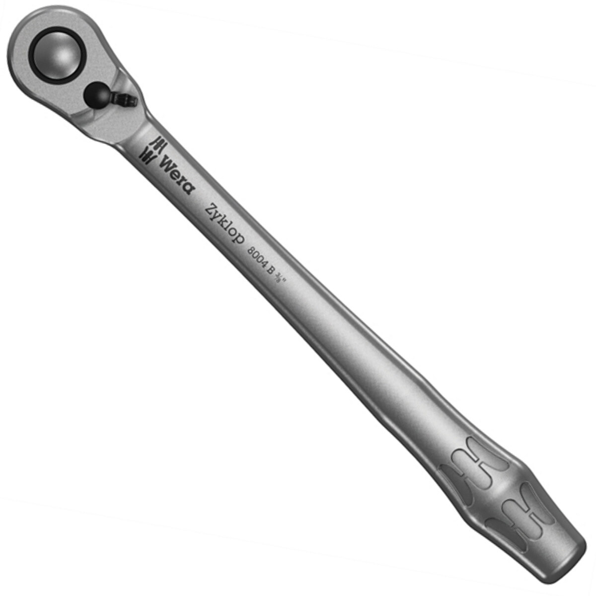 Wera 05004034001 3/8" Drive 8004 B Zyklop Metal Ratchet with Switch Lever 
