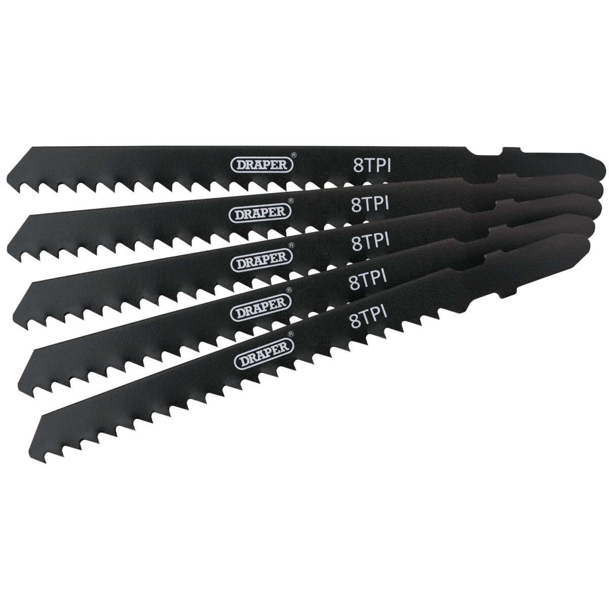 Draper 81724 DT111C Expert 5 Piece DT111C 100mm Jigsaw Blade Set