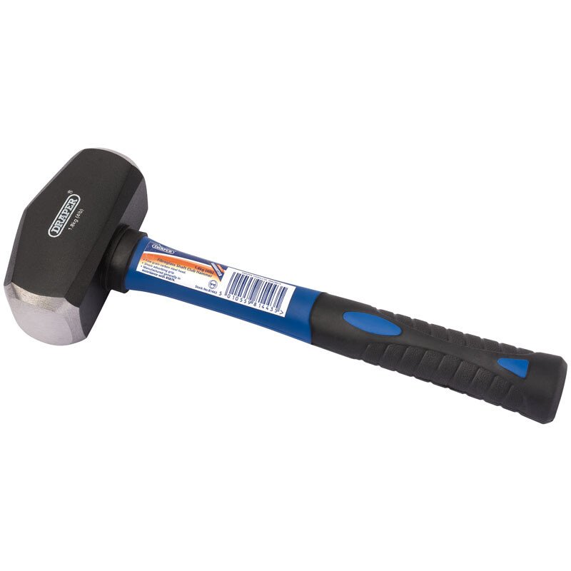 Draper 81443 FG3/B Fibreglass Shaft Club Hammer (1.8kg   4lb)