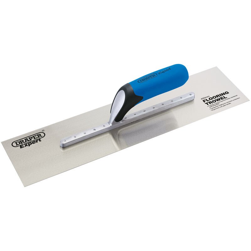 Draper 82149 PTSSW/SGW Soft Grip Stainless Steel Plastering Trowel (455mm)