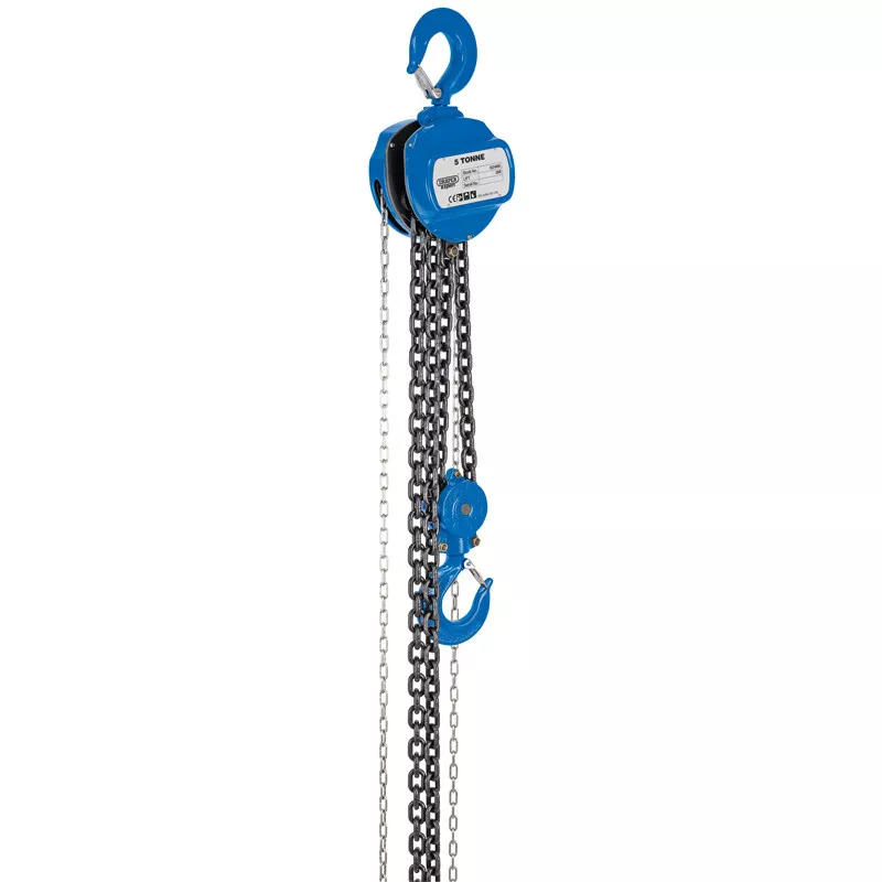 Draper 82466 CH5000C Chain Hoist/Chain Block (5 Tonne)