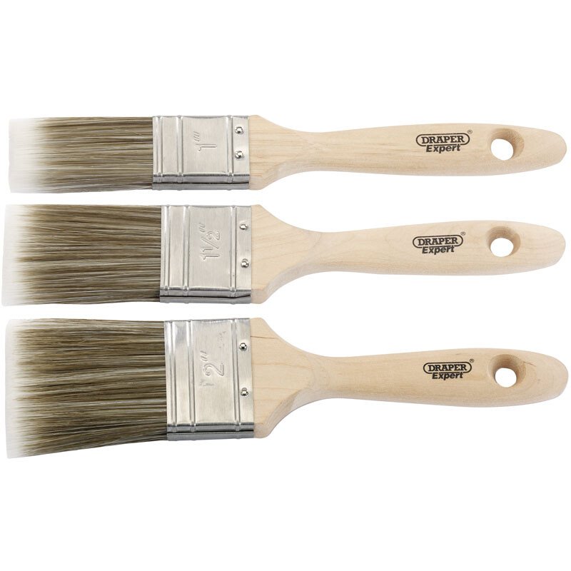 Draper 82509 PB/BIR/100S/SET Expert Paint Brush Set (3 Piece)