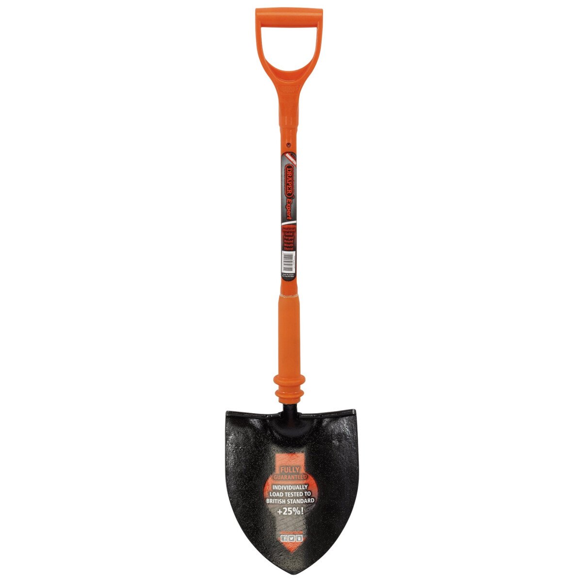 Draper 82639 INS/RMS Fully Insulated Shovel (Round Mouth )