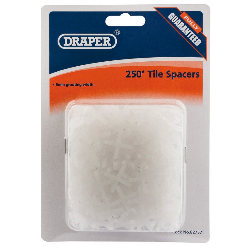 Draper 82757 TS2/A 3mm Tile Spacers (Approx 250)