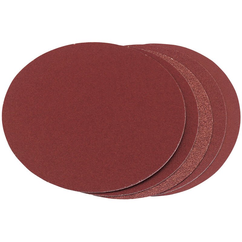 Draper 83860 SD6C Five Assorted Grit 150mm Aluminium Oxide Sanding Discs