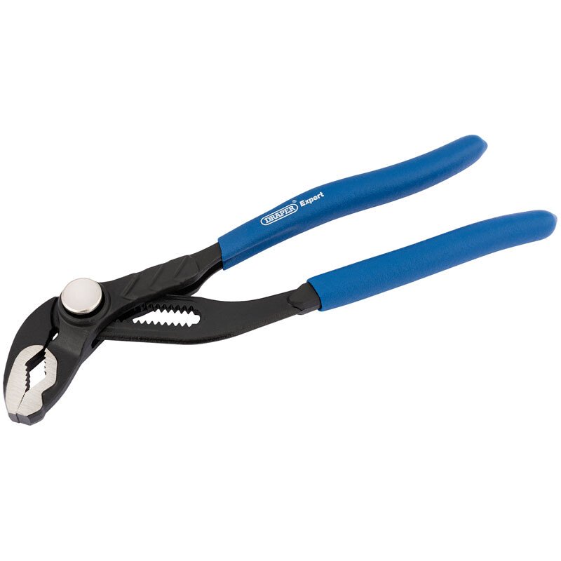 Draper 84447 EWPPB1 Expert 200mm Push Button Heavy Duty Waterpump Pliers
