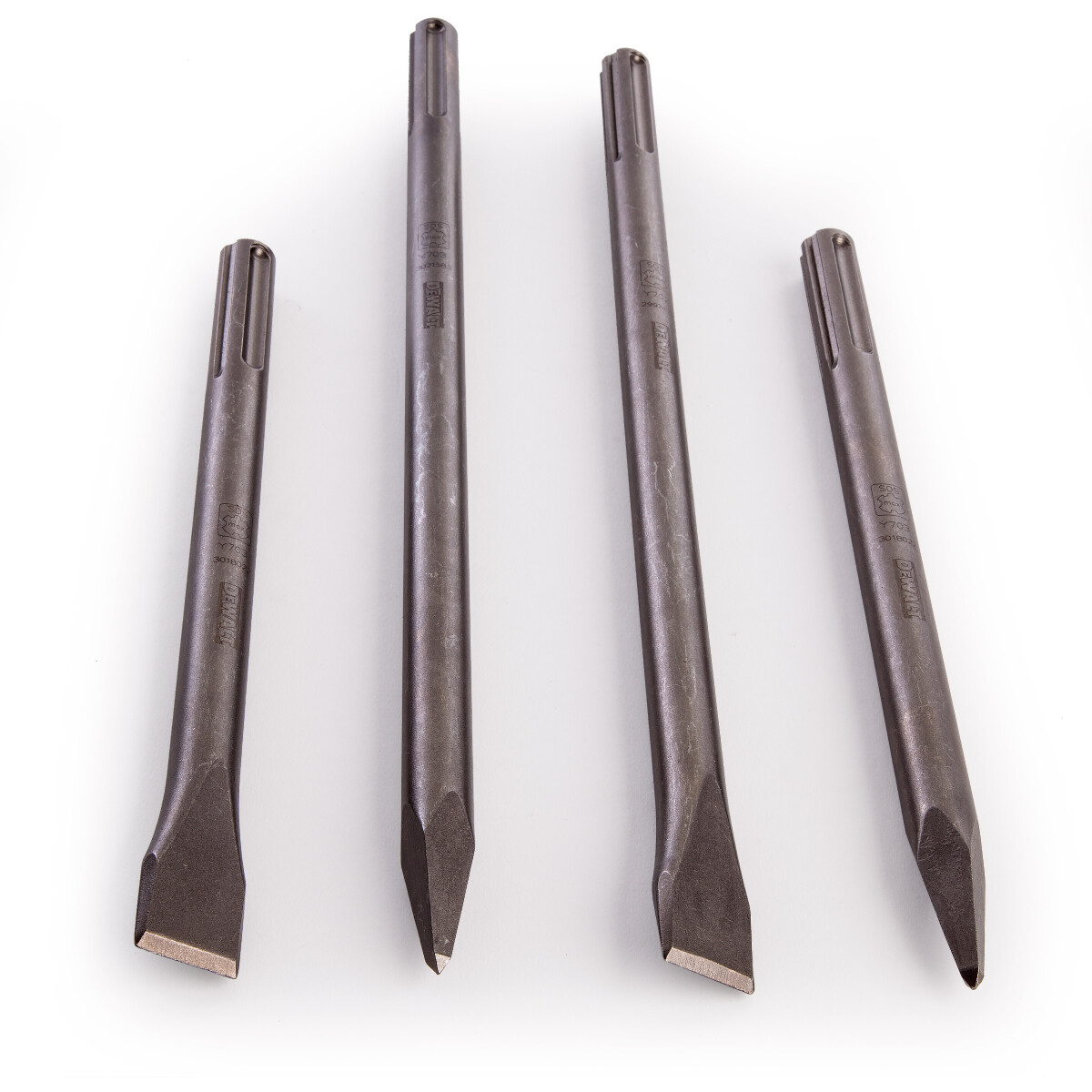 DeWalt SDSMAXSETQZ Set of Chisels Pointed and Flat 4 Piece from Lawson HIS