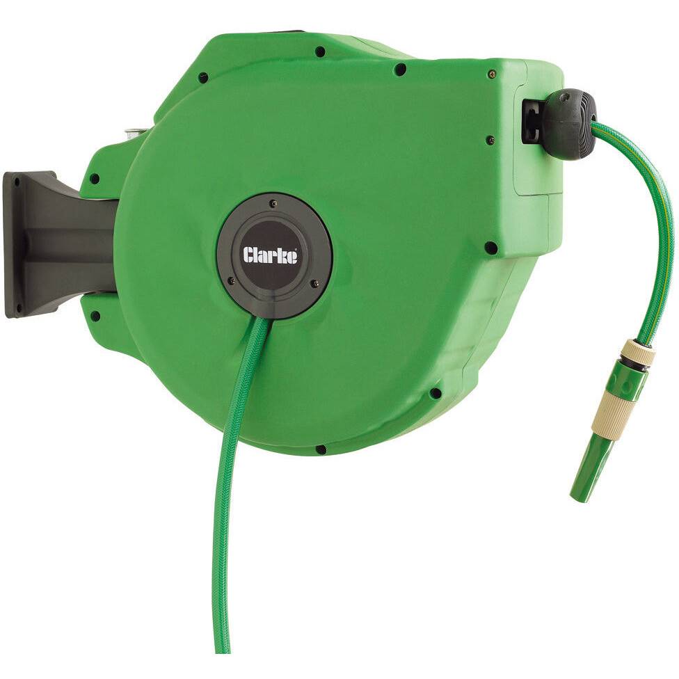 Clarke 7956020 WHR20 20 metre Auto Rewind Water Hose Reel from Lawson HIS