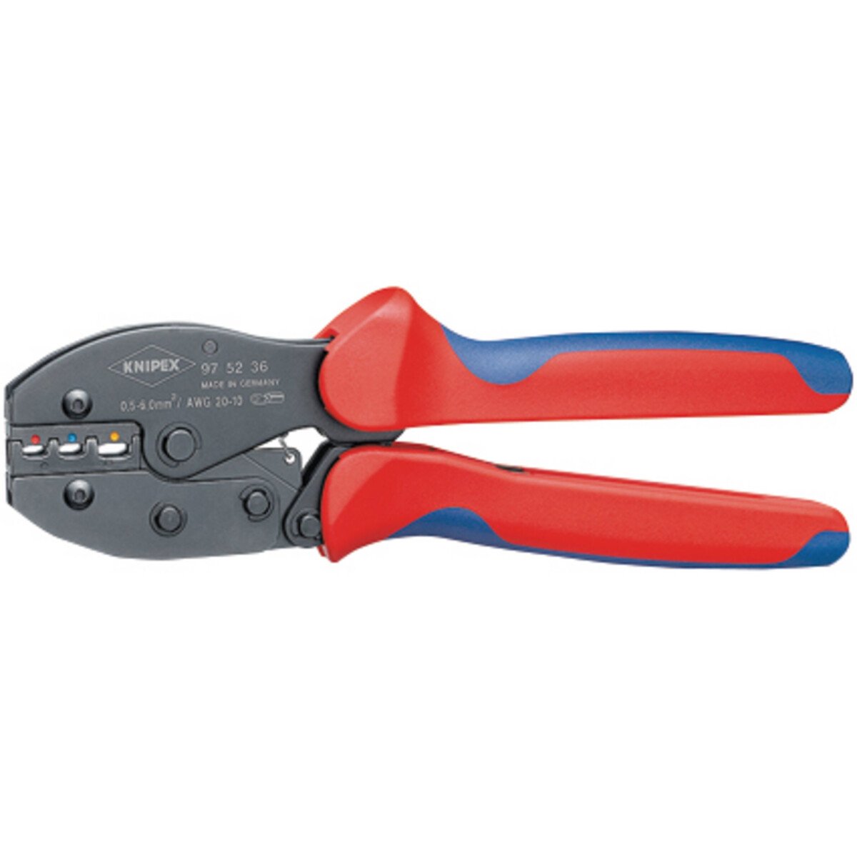 Knipex 97 52 36SB 220mm Preciforce Crimping Pliers   0.5 6.0mm 87801