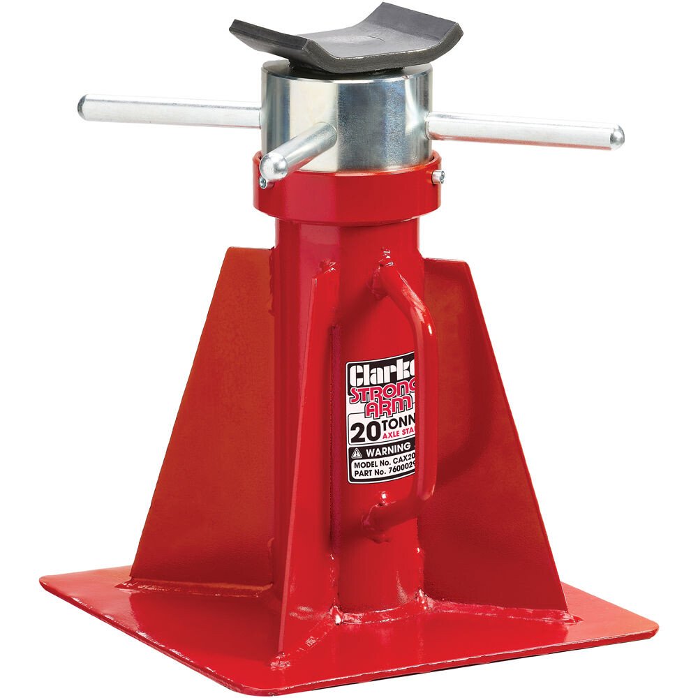 Clarke 7600029 CAX20S 20 Tonne Short Axle Stand (Single)