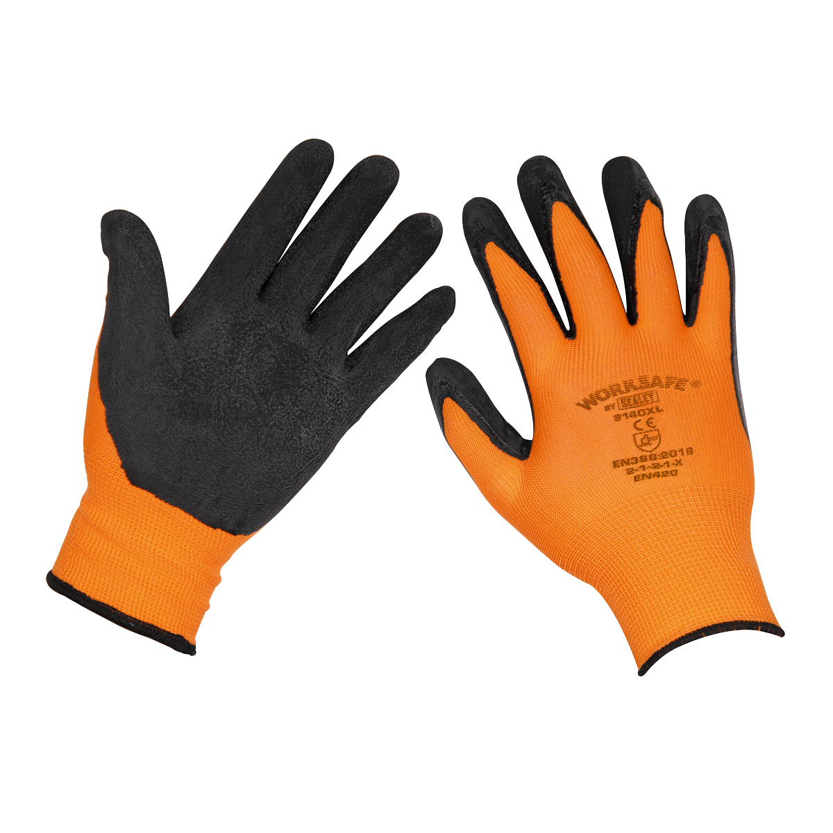 Sealey 9140XL/B120 Foam Latex Gloves (X-Large) - Pack of 120 Pairs