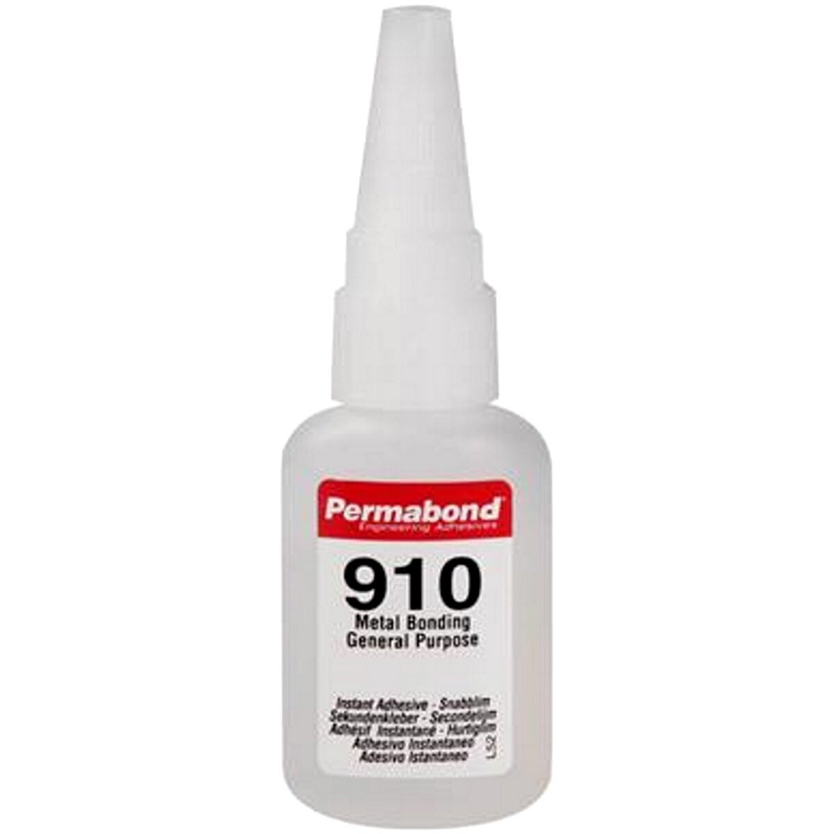 Permabond 910 - 20g Metal Bonding Methyl Cyanoacrylate 'Superglue' Clear Adhesive - Pack of 15