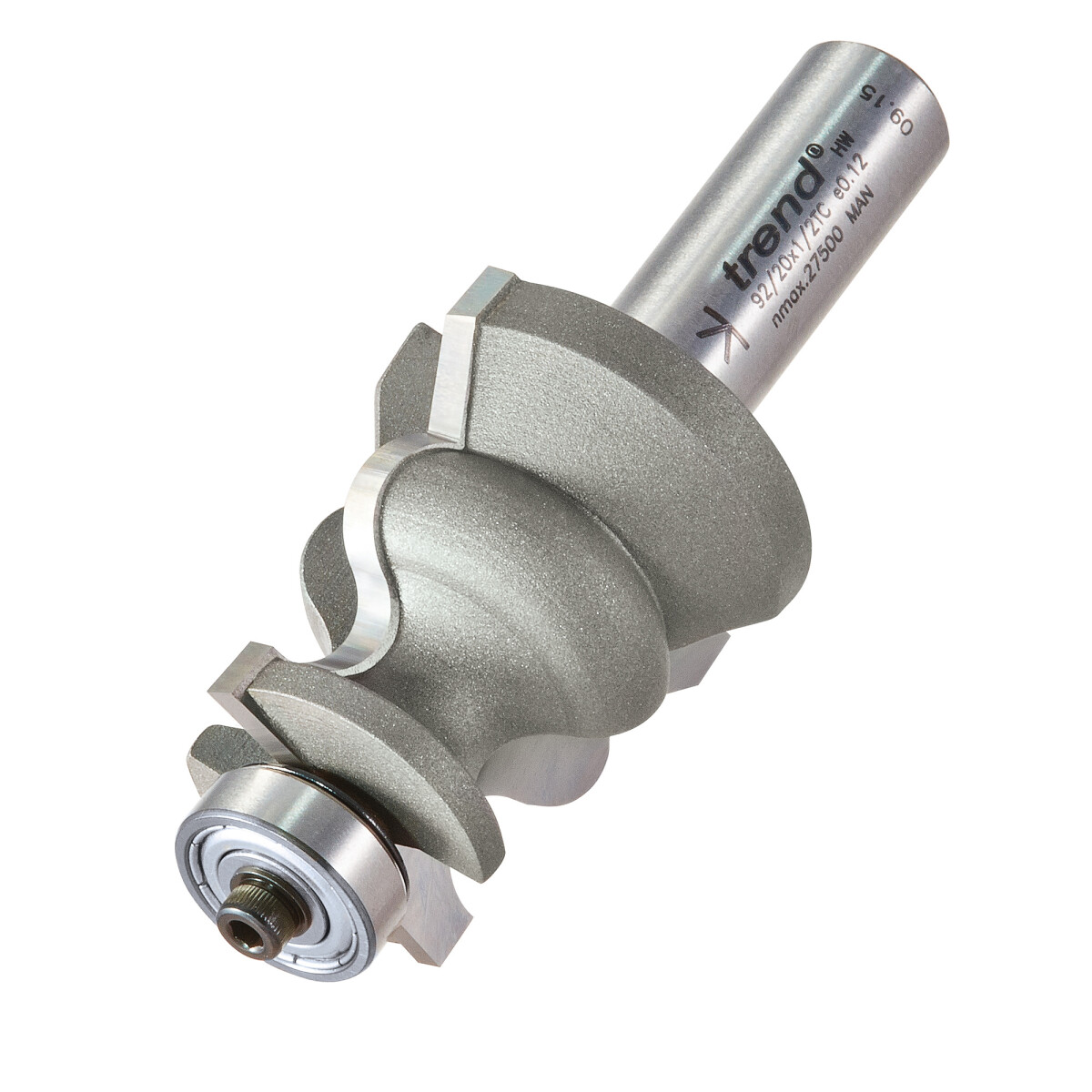 Trend 92/20X1/2TC Bearing guided decor cutter