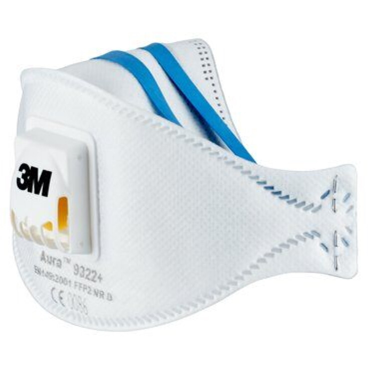 3M 9322 Valved Dust/Mist Respirator (box 10) FFP2
