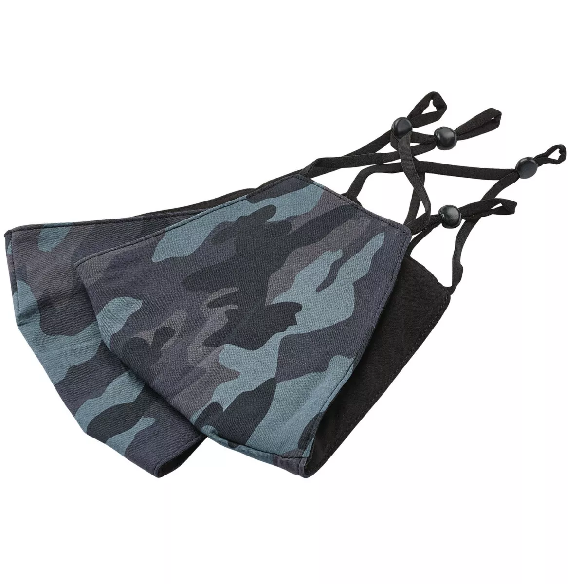 Draper 94962  FCMC Fabric Reusable Face Masks Blue Camo (Pack of 2)