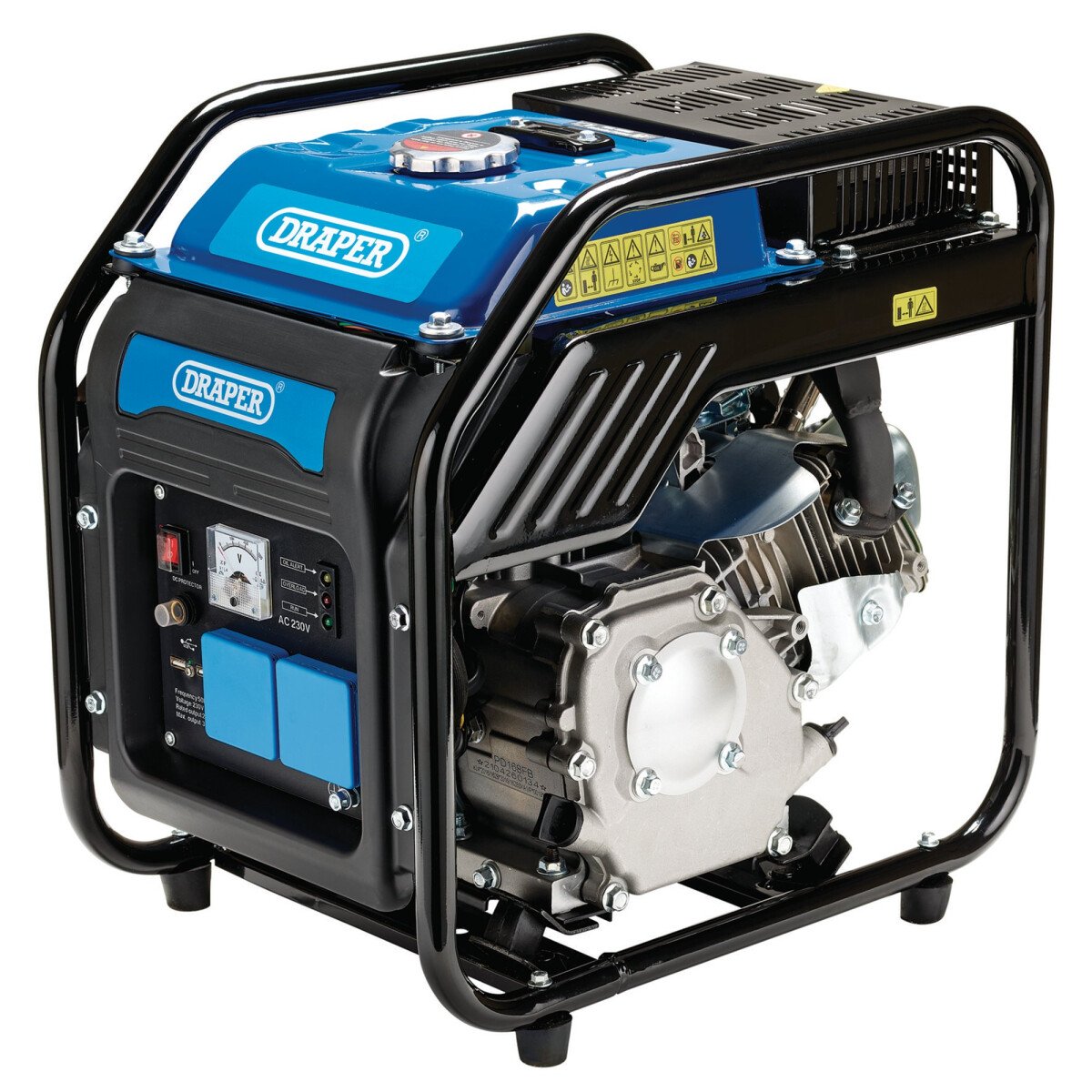 Draper 95204 PG3000DI 4-Stroke Petrol Engine Open Frame Inverter Generator (2800W)