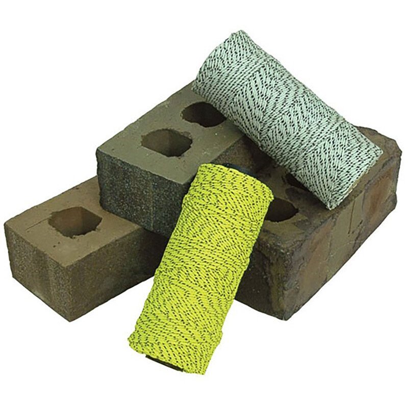 Marshalltown M635 500' Bonded Black and White Brick Line