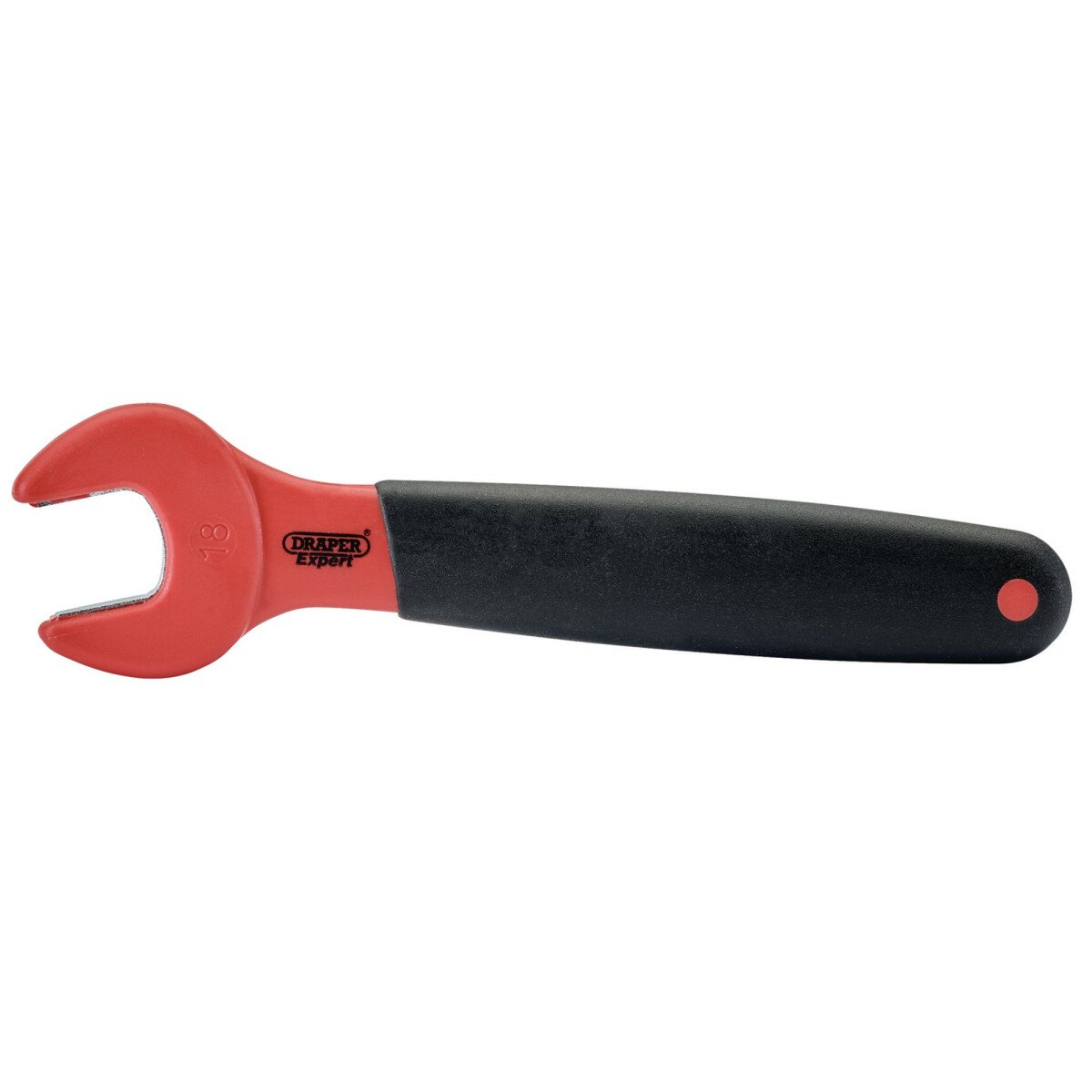 Draper 99476 8299 VDE Fully Insulated Single Open End Spanner (18mm)