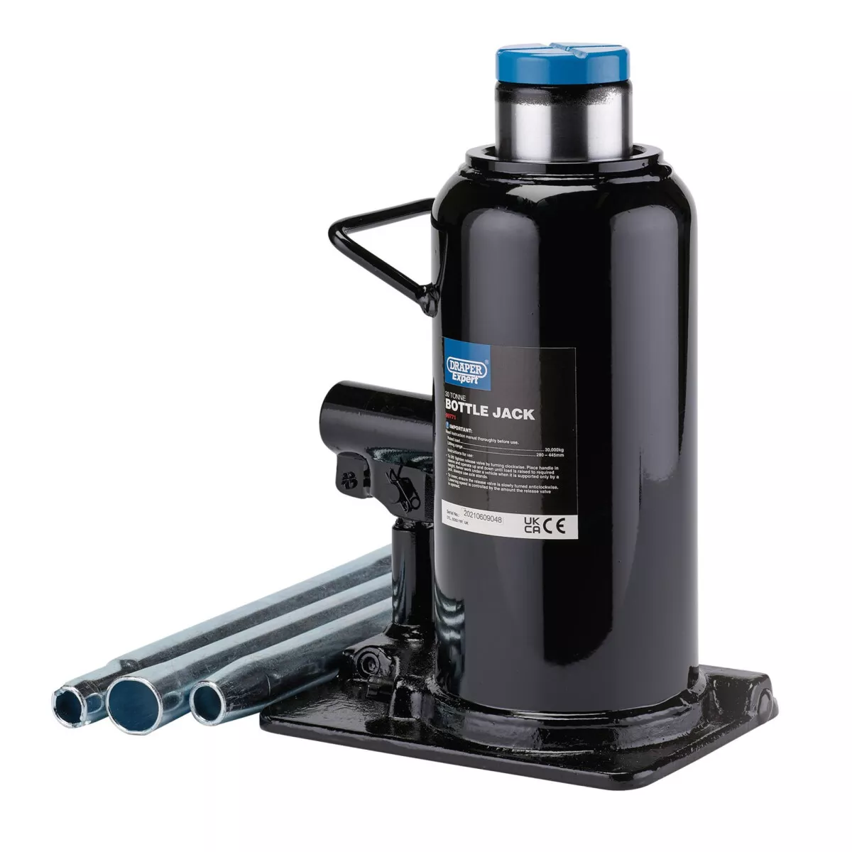 Draper 99771 BJE30 Expert Hydraulic Bottle Jack, 30 Tonne