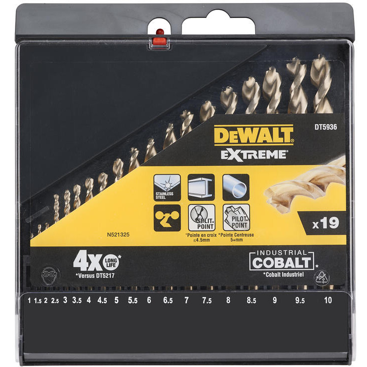 DeWalt DT5936 QZ Extreme Industrial Cobalt Metal 19pc Set from Lawson HIS