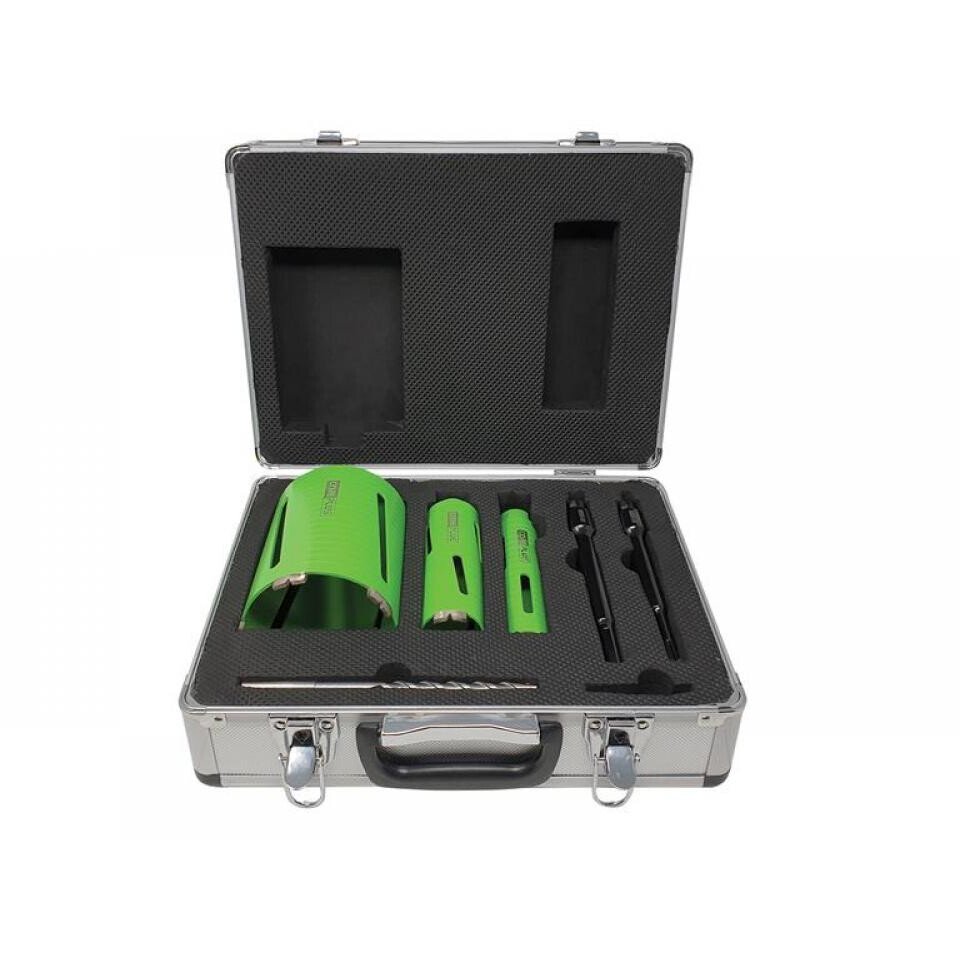 CorePlus CORDCDKIT7 DCDKIT7 Diamond Dry Core Drill Bit Set, 7 Piece