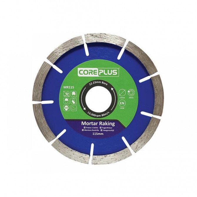 CorePlus CORDBMR115 MR115 Mortar Raking Diamond Blade 115mm