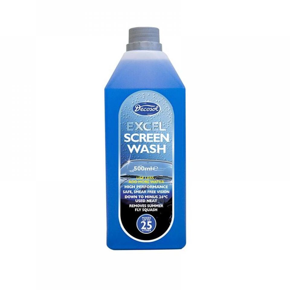 Decosol DECAD25 Excel Screenwash 500ml