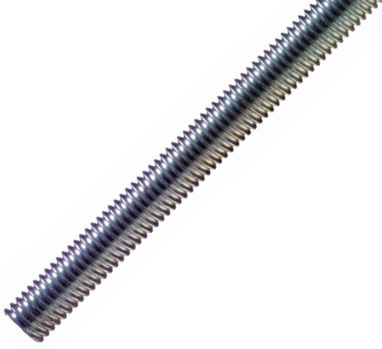 STF A4 (316, 18/8/3) M10 Stainless Steel Threaded Bar Rod Studding 1mtr Long