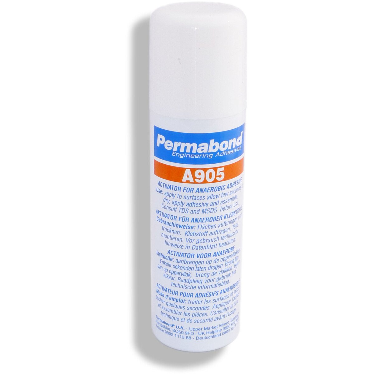 Permabond A905 - 200ml Aerosol Spray for Anaerobics Adhesives and Sealants