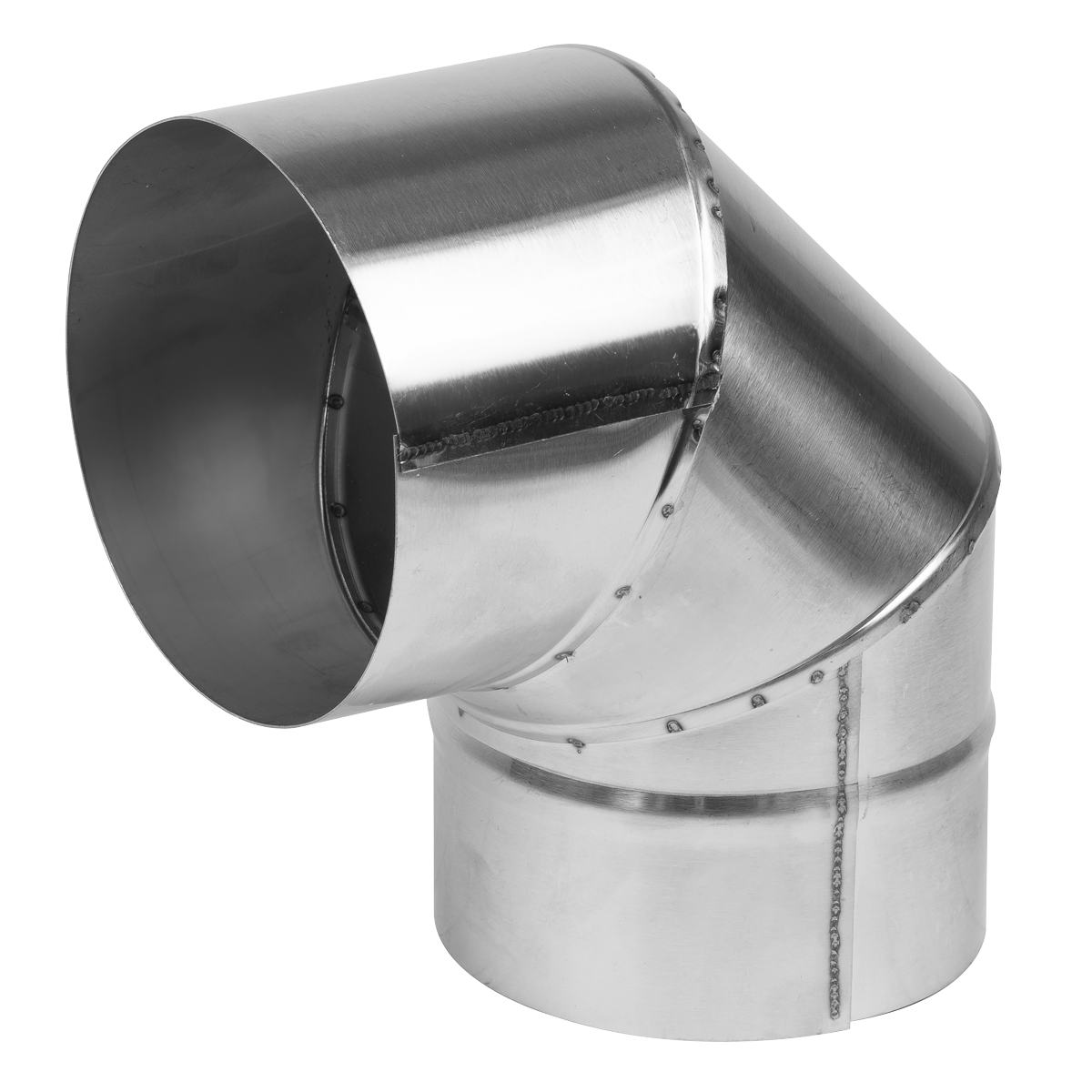 Sealey ABI1000AK3 Stainless Steel Exhaust/Flue 90 Bend for ABI600 & ABI1000 120mm