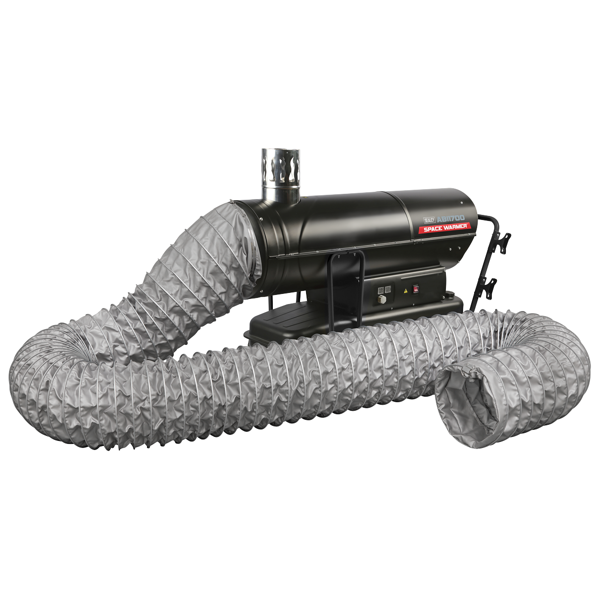 Sealey ABI1700COMBO Space Warmer Indirect Kerosene/Diesel Heater 170,000Btu/hr with 5M Ducting