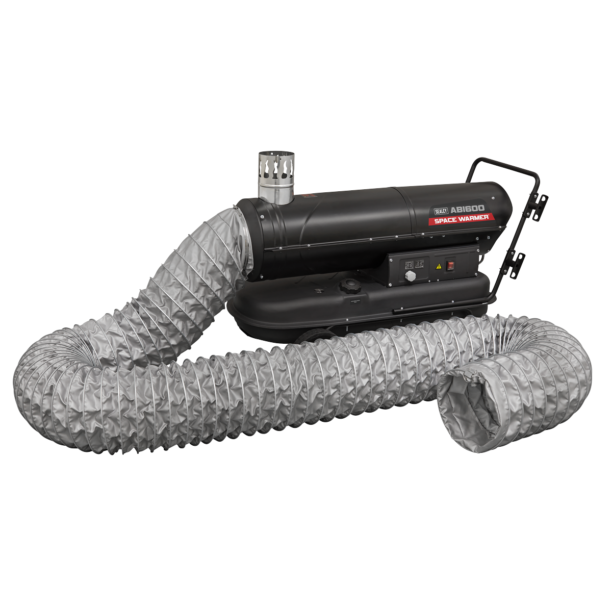 Sealey ABI600COMBO Space Warmer Indirect Kerosene/Diesel Heater 68,000Btu/hr with 5M Ducting