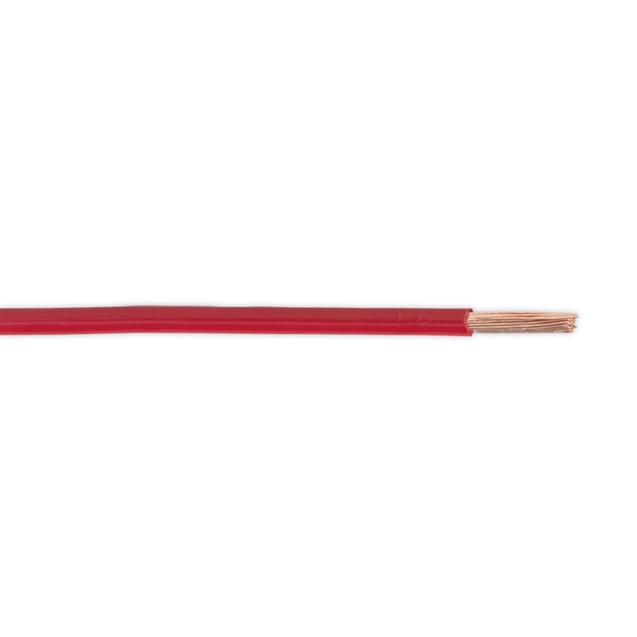 Sealey AC4430RE Automotive Cable Thin Wall Single 3mm 44/0.30mm 30mtr Red