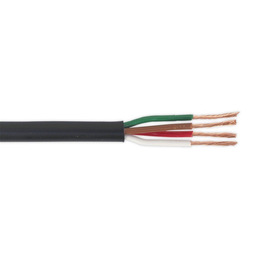 Sealey AC24204CTH Automotive Cable Thin Wall 4 x 0.75mm 24/0.20mm 30mtr Black