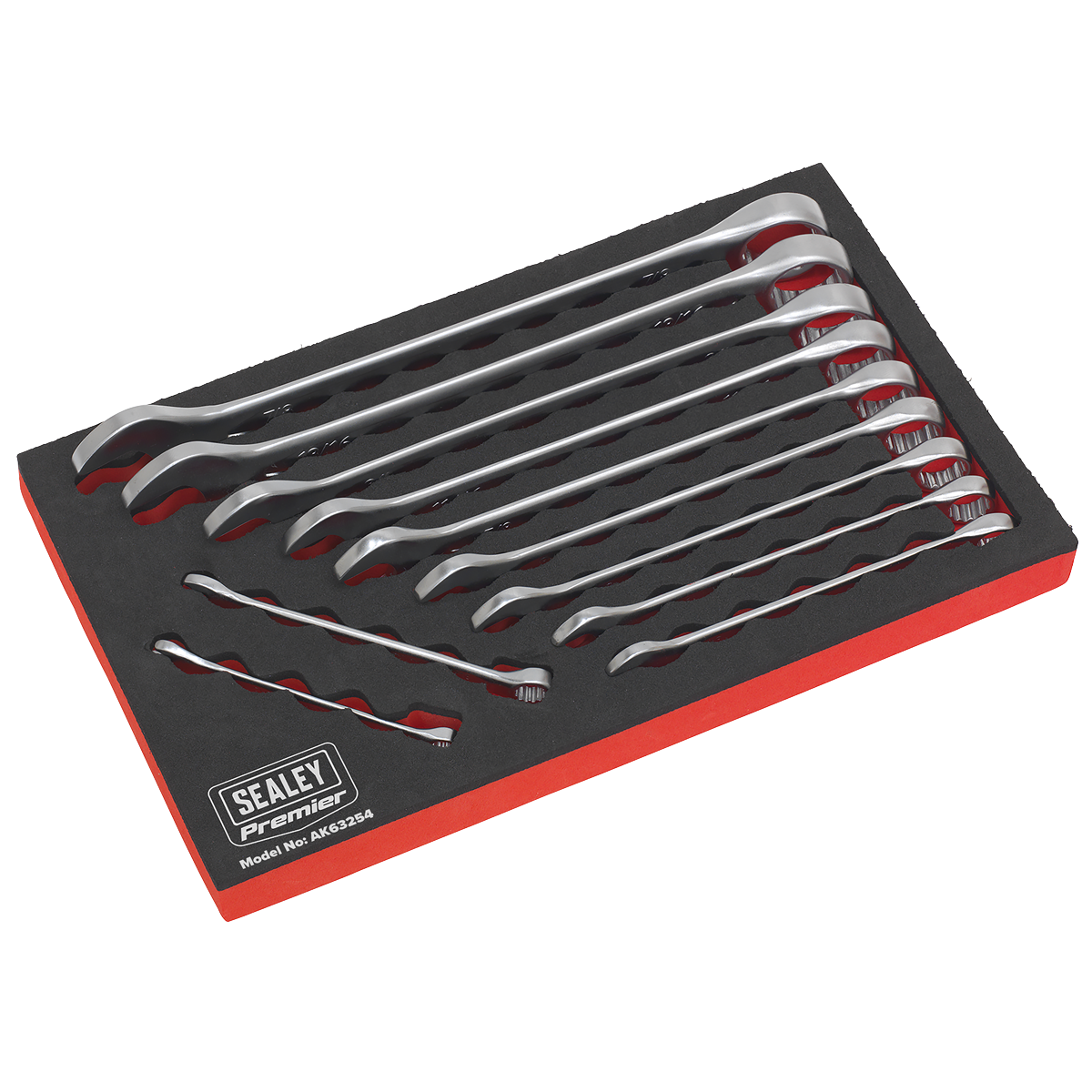 Sealey AK63254 Combination Spanner Set 11pc Imperial