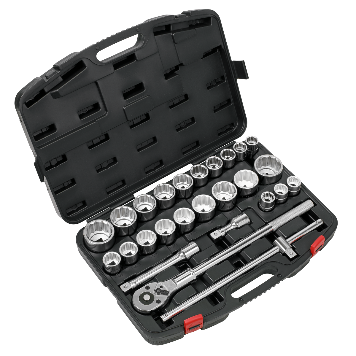 Sealey AK2584 Socket Set 26pc 3/4"Sq Drive 12-point WallDrive