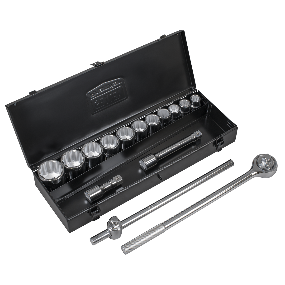 Sealey AK2585 Premier Socket Set 3/4"Sq Drive 12-Point 15pc