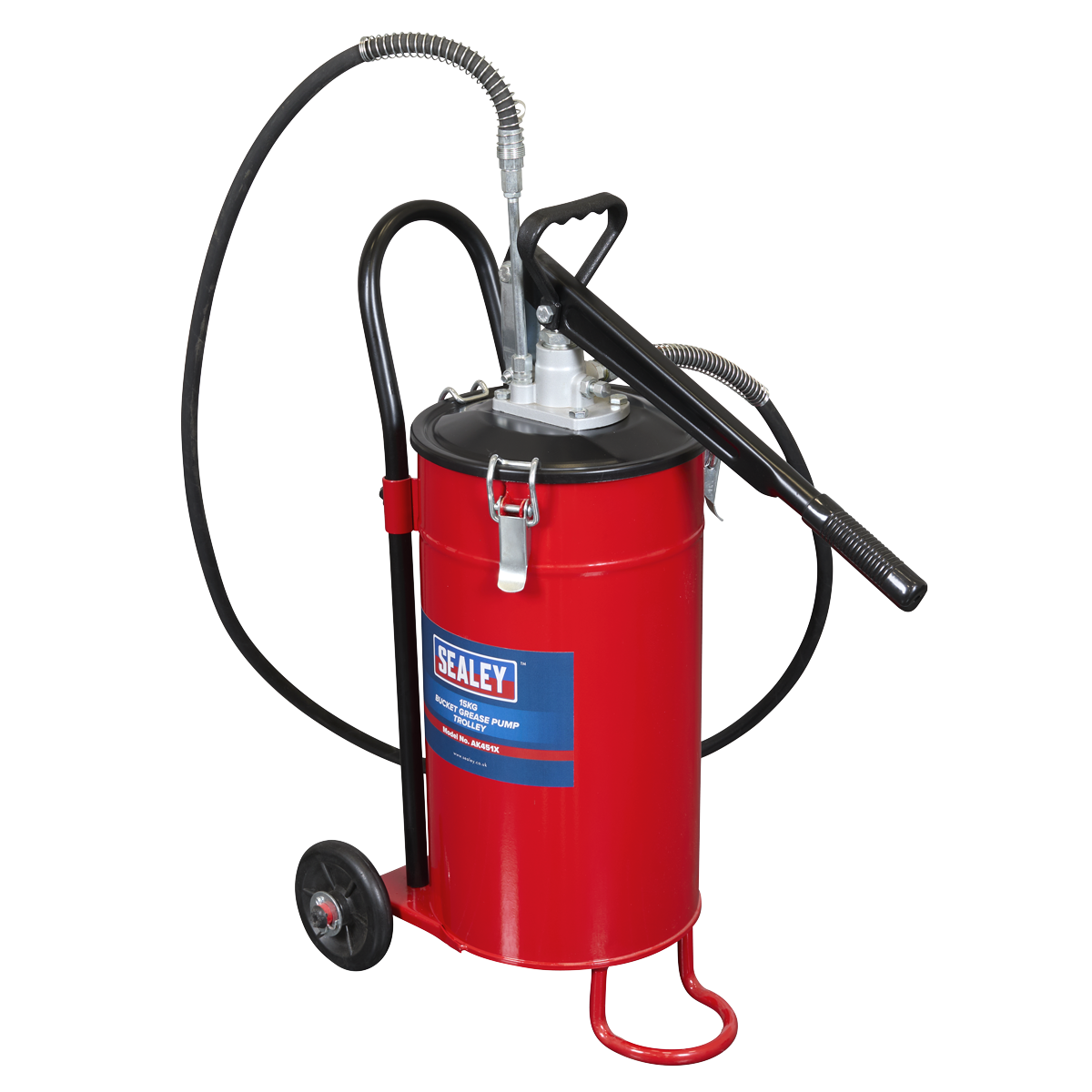 Sealey AK451X Bucket Grease Pump Trolley 15kg