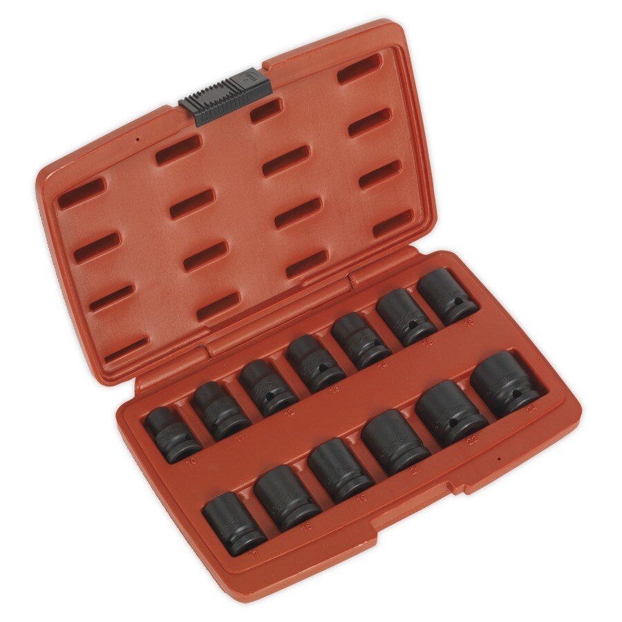 Sealey AK5614M Impact Socket Set 13pc 1/2"Sq Drive 12pt