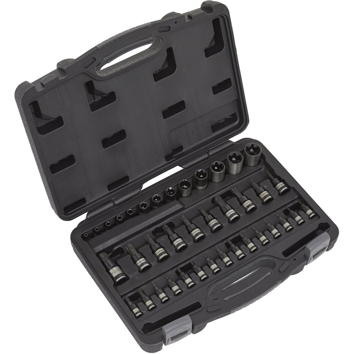 Sealey AK6197B TRX-Star* Socket and Security Socket Bit Set 38 Piece 1/4", 3/8" & 1/2"Sq Drive