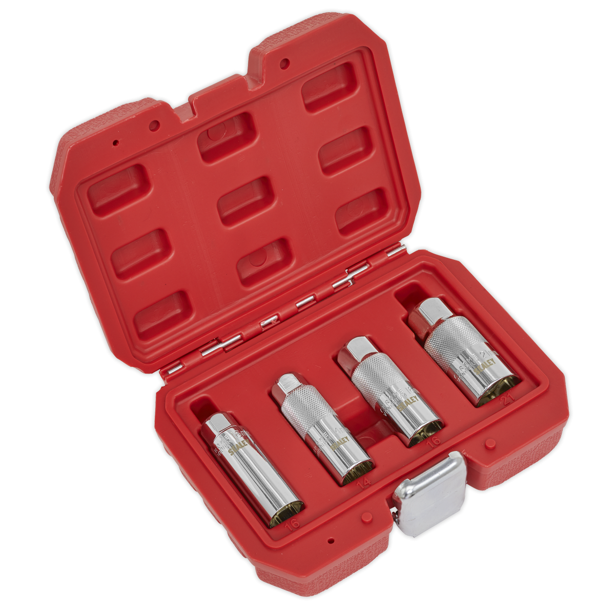 Sealey AK65561 Magnetic Spark Plug Socket Set 4pc 3/8"Sq Drive