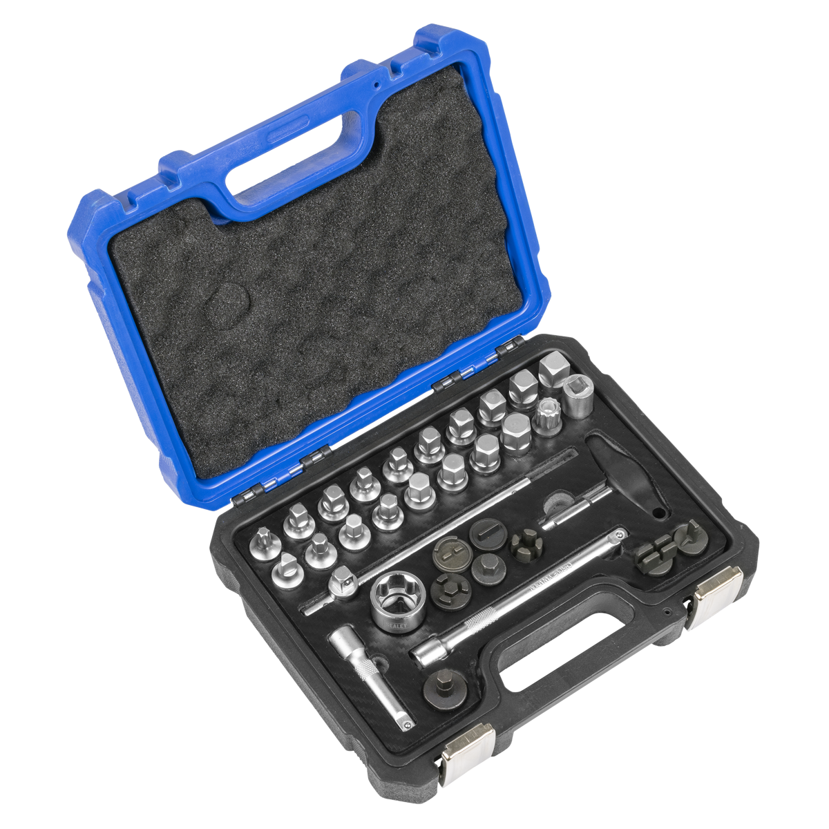 Sealey AK758 Master Oil Drain Plug Removal Kit 33pc