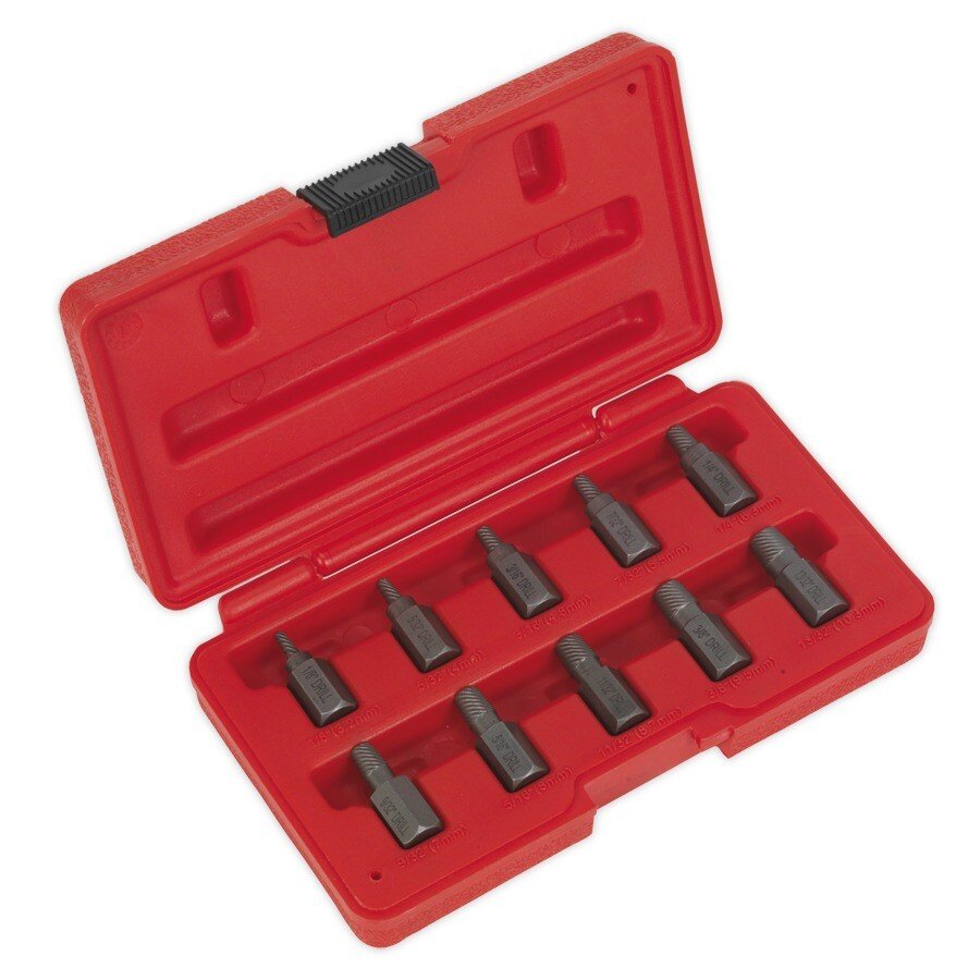 Sealey AK8181 Multi Spline Screw Extractor Set 10pc