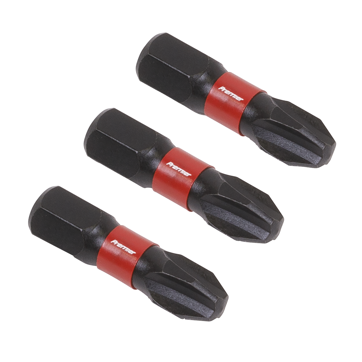 Sealey AK8206 Phillips #3 Impact Power Tool Bits 25mm - 3pc