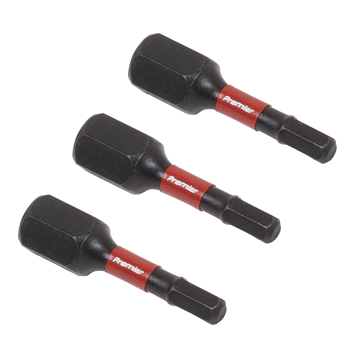Sealey AK8211 Hex 3mm Impact Power Tool Bits 25mm - 3pc