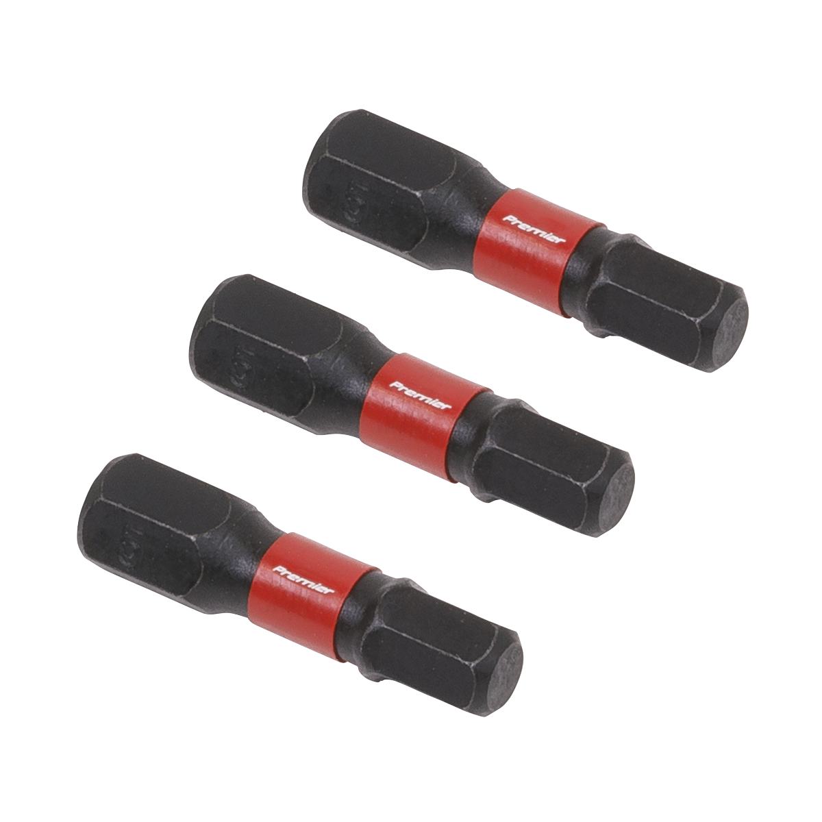 Sealey AK8213 Hex 5mm Impact Power Tool Bits 25mm - 3pc