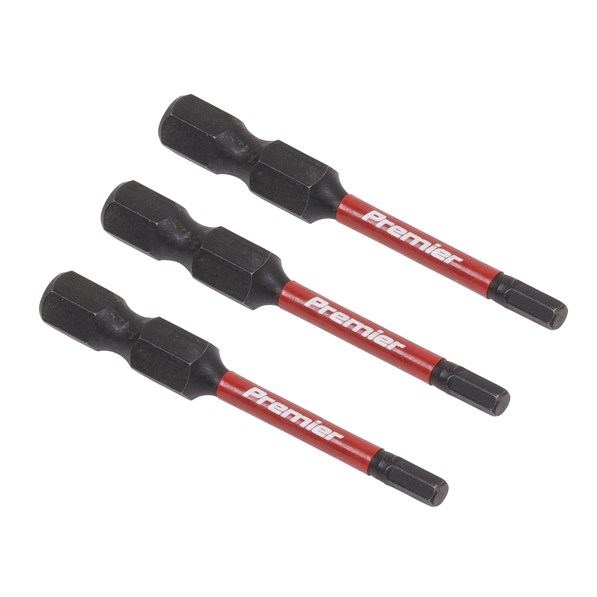 Sealey AK8236 Hex 3mm Impact Power Tool Bits 50mm - 3pc