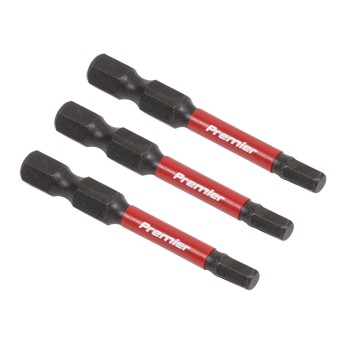 Sealey AK8237 Hex 4mm Impact Power Tool Bits 50mm - 3pc