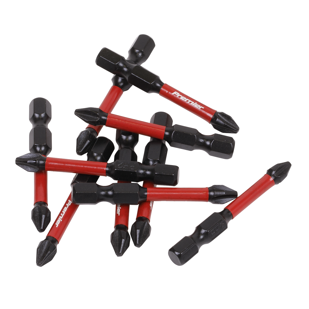 Sealey AK8274 Phillips #2 Impact Power Tool Bits 50mm - 10pc