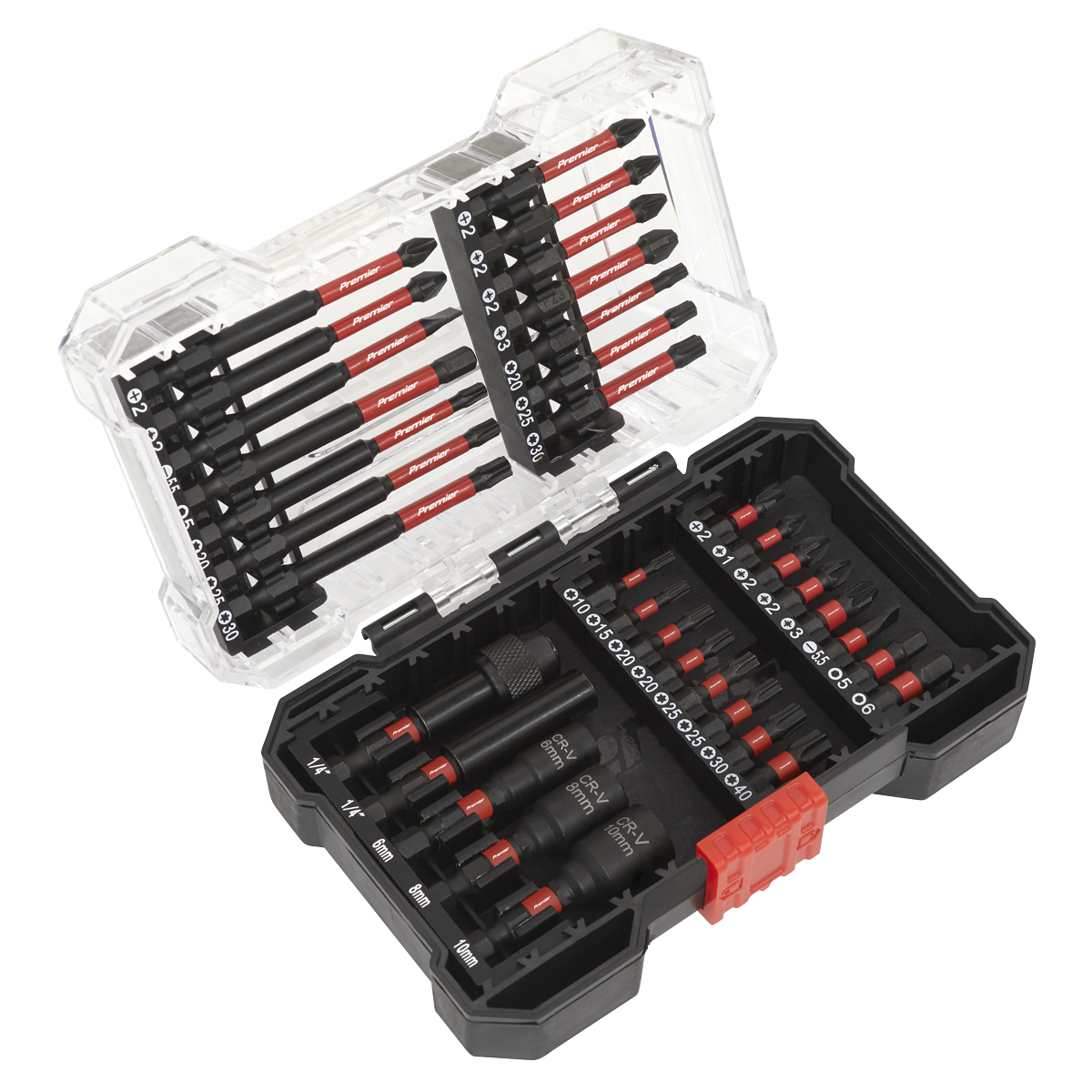 Sealey AK8283 Power Tool Bit Set 35pc Impact Grade